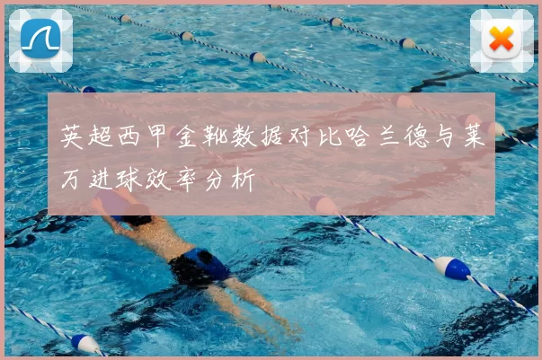 英超西甲金靴数据对比哈兰德与莱万进球效率分析