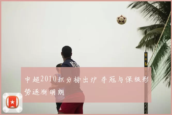 中超2010积分榜出炉 夺冠与保级形势逐渐明朗